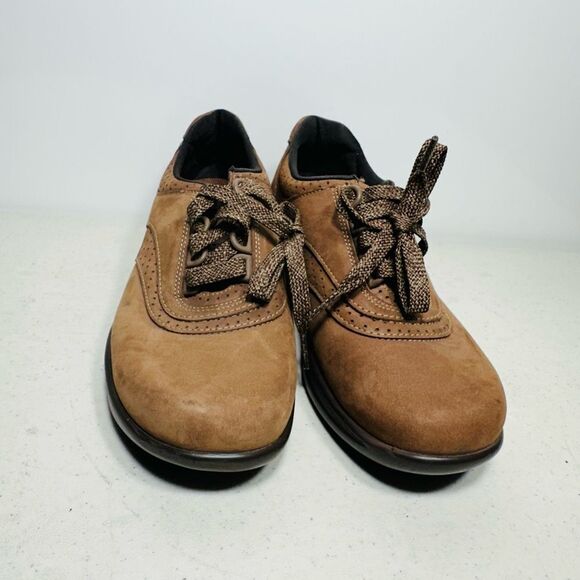 SAS Walk Easy Walking Shoes, Lace up, Nubuck Leather - Women's US 5,5M - Picture 3 of 6